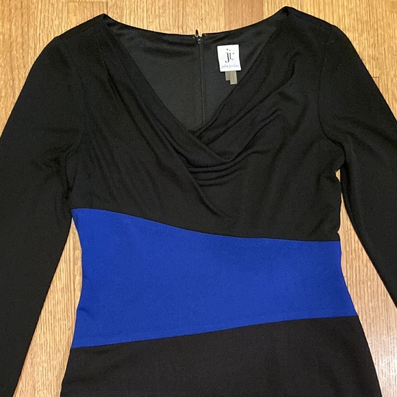 Julia Jordon Black and Blue Dress Size 8 - Picture 11 of 14